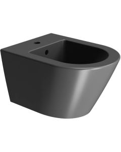 Ben Stelvio Wandbidet compact 36x50x28 cm Mat Zwart