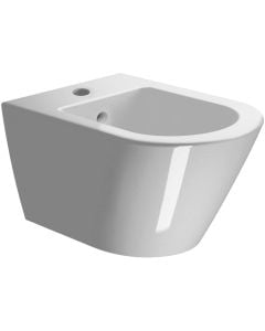 Ben Stelvio Wandbidet compact Xtra Glaze 36x50x28 cm Wit