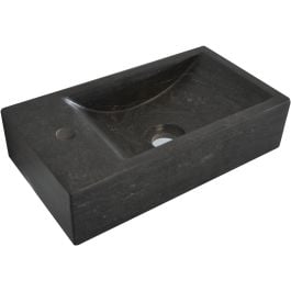 Ben Venetia S Fontein 1 krg links 36x18x9 cm Hardsteen Zwart