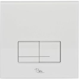 Ben Pro Flush Shine Drukplaat 16x16 cm Wit Glas